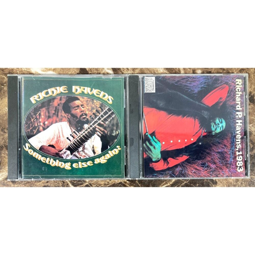 Richie Havens Something Else Again & 1983 CD Lot Original Polydor First Pressing